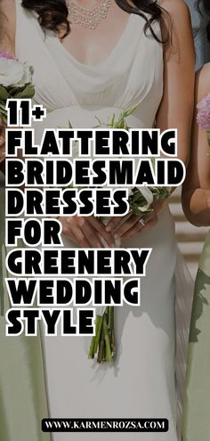 11+ flattering bridesmaid dresses ideal for a greenery wedding style that exude charm and elegance. Perfect for winter engagement photos, these dresses offer a range of styles to suit every maid of honor, ensuring your bridal party shines against a backdrop of nature. Maid Of Honor Dress