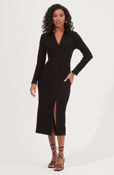 Dresses - Bodycon, Midi, Maxi, Shift, Wrap, Cocktail – ASTR The Label Cutout Midi Dress, Dresses Bodycon, Astr The Label, Flattering Dresses, Sweater Dress Midi, Mid Dresses, Bodycon Midi, Cutout Dress, Chic Boutique