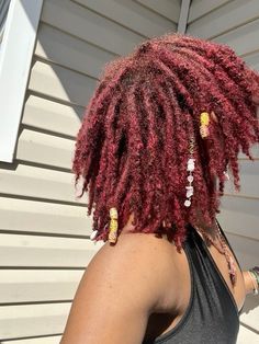 Burgundy Hair Locs, Maroon Locs, Burgundy Locs Black Women, Burgundy Dreads, Burgundy Locs, Locs Black Women, Red Locs