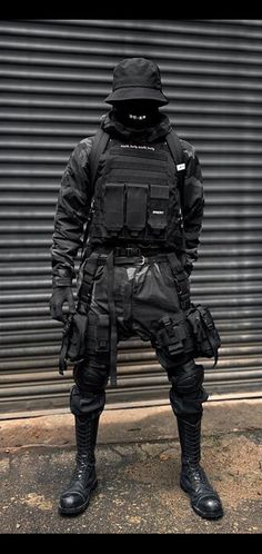 Techwear Cyberpunk, Tactical Fashion, Cyberpunk Techwear, Special Forces Gear, Mode Steampunk, Techwear Streetwear, Tech Clothing, Techwear Outfits, Tactical Wear