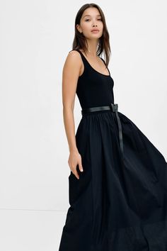 Black Classic Comfy Dress - Clara Dress | Marcella Black Sundress, Comfy Dress, Square Neck Dress, Comfy Dresses, Celebrity Chefs, All Shapes, Lined Skirt, Dress 100, Easy Wear