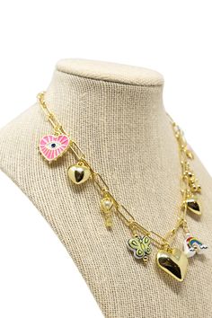 Add a touch of joy to your style with our Joyful Heart Charm Necklace. This necklace features a charming heart pendant that will surely brighten up your day. Perfect for everyday wear, it will bring a smile to your face and warmth to your heart. Length- 16” with 2” extender Joyful Heart, Heart Charm Necklace, A Smile, Heart Charm, Heart Pendant, Charm Necklace, Porter, Everyday Wear, Bring It On