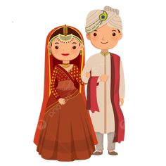 Bride And Groom Doodle, Indian Wedding Doodle, Wedding Doodles, Bride And Groom Images