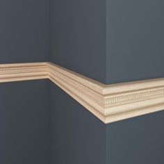 Add a decorative touch to your home's interior and help protect walls from furniture with Natural White Hardwood Chair Rail Mouldings. This 3 inch Scallop Chair Rail Moulding has a traditional style that will add character and charm to your living space. The classic Scallop embossing is enhanced beautifully when painted. Create a beautiful built up framed effect when you mitre the corners and install as a Casing moulding around your doors and windows. Ornamental Mouldings 3-in x 8-ft White Hardw Wall Chair Rail, Scallop Chair, Wood Chair Rail, Chair Rail Moulding, Chair Rail Molding, Beach Office, Ornamental Mouldings, Chair Rail, Doors And Windows