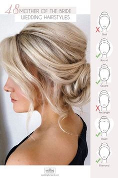 a woman's hairstyle is shown with the instructions for how to style it