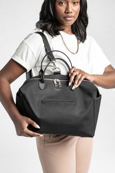 Here by popular demand - she’s one of our most requested designs. She’s more than a tote, more than a diaper bag, and she is now available in our “just-right” midi size. Emmy Midi is a one of a kind everyday staple. By bringing together Nappa leather elements with our signature luxe nylon, you can spice up your everyda Midi Size, Backpack Straps, Nappa Leather, Spice Up, Kate Spade Top Handle Bag, Laptop Sleeves, Everyday Look, Leather Backpack, Spice Things Up