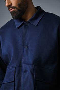 Made from a softly structured cotton blend, the One Up Jacket has a cool, utility-style look. It’s baggy and boxy in the best way (size down if you prefer a closer fit) with a point collar, matte buttons and oversized flap pockets. Oversized Utility Jacket With Multiple Pockets, Winter Workwear Cotton Shacket, Winter Utility Jacket With Welt Pockets And Relaxed Fit, Winter Utility Jacket With Cargo Pockets And Relaxed Fit, Relaxed Fit Winter Utility Jacket With Welt Pockets, Relaxed Fit Utility Jacket With Welt Pockets For Winter, Oversized Urban Utility Jacket With Side Pockets, Oversized Utility Jacket With Pockets, Utility Shacket With Multiple Pockets For Work