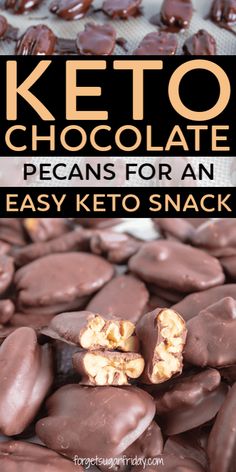 keto chocolate pecans for an easy keto snack