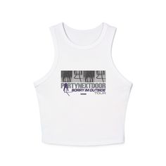 Get concert-ready with this PartyNextDoor "Sorry I'm Out Here" Tour crop tank top! Designed for fans who want to show their love while staying on-trend, this wife-beater style crop is perfect for a stylish yet laid-back look. Whether you're hitting up his concert or repping your favorite artist daily, this tank will keep you cool and comfortable. Vintage-inspired graphic for a throwback vibe Cropped fit for a modern, edgy style Soft and lightweight fabric for maximum comfort Ideal for PartyNextDoor's 2024 Tour, festivals, or casual days out This unique piece is a must-have for PartyNextDoor fans and makes a perfect addition to any concert outfit. Tags: PartyNextDoor merch, PND tour tank, PartyNextDoor concert shirt, vintage graphic crop, festival crop top, 90s style wife beater, concert cr Festival Crop Tops, High Neck Designs, Favorite Artist, Edgy Style, Concert Shirts, Crop Tank Top, Style Moderne, Edgy Fashion, Cropped Tank Top