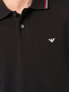 Find EMPORIO ARMANI Logo-print Cotton Polo Shirt on Editorialist. black/red/white cotton logo print at the chest classic collar front button placket short sleeves straight hem Shopping Online Logo, Armani Tshirt, Armani Logo, Latest Fashion Design, Sweatpants Shorts, Armani Men, Cotton Polo Shirt, Cotton Logo, Cotton Polo