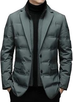 Top Seller for James Urban Windbreaker Men's Business Windbreaker Down Jacket, Jackets Mens Parka Jacket, Down Suit, Blazer Men, Warm Down, Mens Parka, Mens Winter Coat, Mens Windbreaker, Casual Jackets, Business Casual Men