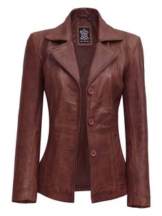 Specification: 100% Real Lambskin Leather Lining: Viscose Lining Collar: Short Lapel Collar Front: Button Closure Style: Coat Style