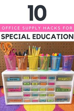 the top ten office supply hacks for special education