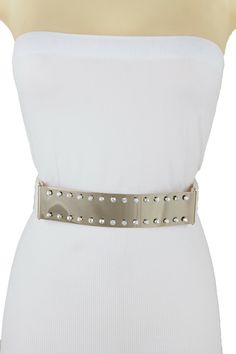 Trendy, Fashion, Classic, Unique, Chic Jewelry Accessory Belt - Full Plate Mirror Style: Western / Hot Fancy / Elegant Dressy / Waist / HipColor: GoldSize: Fits Sizes Medium - Large 33"- 38" Belt Width: About 1 1/6"Occasion: Party, Prom, Wedding, Bridal, Office, Cocktail, Gift, Christmas, This Is A Very Beautiful Fashionable Luxury Divas BeltSpring Summer Collection Ladies Fashion BeltDay Or Night Classic Look Or Party Time Can Add A Lot For Any OutfitGreat Christmas And Holidays Gift - Cool And Bridal Office, Accessory Belt, Belt Western, Mirror Style, Ladies Style, Women Belt, Belt Style, Chic Jewelry, Prom Wedding