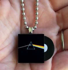 Pink Floyd Jewelry, Pink Floyd Necklace, Pink Floyd Music, Pink Floyd Art, Dope Jewelry, Vintage Rock, Funky Jewelry, Record Album, Fantasy Jewelry