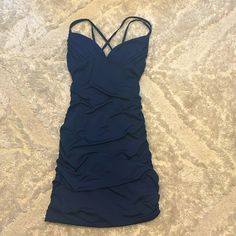 Xs/0navy Blue Homecoming Dress, Nwot Navy Blue Homecoming Dress, Blue Homecoming Dress, Blue Homecoming Dresses, Homecoming Dress, Homecoming Dresses, Homecoming, Colorful Dresses, Color Blue, Navy Blue