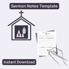 a hand holding a pen next to a paper with the words,'common notes template instant