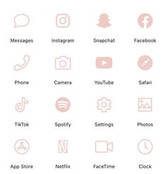 the pink icons are displayed in this screenshote screen shot, which shows different types of