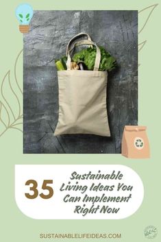 a bag filled with vegetables sitting on top of a table next to a light bulb