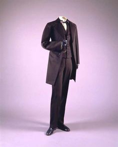 Suit | American | The Metropolitan Museum of Art Advance Drawing, Wizarding Fashion, Job Titles, Halloween Monsters, 1860 Fashion, Fashion Halloween