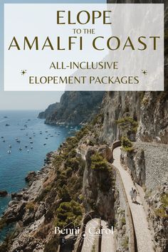 bride and groom during their elopement in the amalfi coast Dreamy Locations