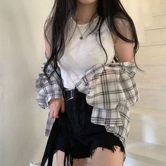 Mafia Boy, Korean Fashion Dress, Tomboy Style Outfits, Korean Girl Fashion, Ulzzang Fashion, Kpop Fashion Outfits, Girls Fashion Clothes, Teenage Fashion Outfits, Edgy Outfits