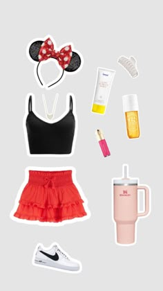 Simple Disney Outfits, Disney Outfits For Teens, Preppy Disney Outfits, Outfits To Wear To Disney World, Preppy Ootd, Disney Bound Outfits Casual