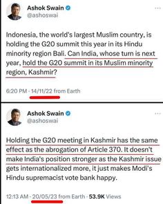 In the span of 6 months. The hypocrisy is astounding. Article 370, Muslim Countries, 6 Months, Turn Ons