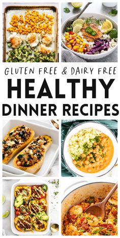 gluten free and dairy free healthy dinner recipes