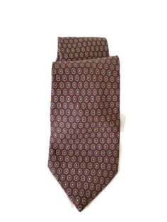 Zadi made in Italy vintage tie in a chocolate brown color with a touch of cream, tan, and darker navy blue. Made and designed by Zadi Andrew's Ties in Milano Italy. Labeled 100% silk. Excellent condition, no flaws. Tie measures 58 1/2 inches long and is 3 1/2 inches at the widest part To view our vintage tie section click on the link below: https://www.etsy.com/shop/WhyWeLoveThePast?ref=hdr_shop_menu&section_id=23714976 Please like our facebook page and follow us on Twitter for special disco Classic Brown Fitted Suit And Tie Accessories, Vintage Brown Tie For Business, Vintage Brown Ties For Business, Vintage Brown Ties For Formal Occasions, Brown Standard Tie For Business, Brown Semi-formal Standard Tie, Dapper Brown Tie For Business, Brown Standard Tie, Dapper Brown Suit And Tie Accessories For Semi-formal Occasions