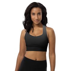 Elevate your workout wardrobe with the Black Gradient BeSculpt Women Longline Sports Bra—a sophisticated blend of style and functionality designed by Bereniche Aguiar. Craftsmanship and Material: Experience unparalleled comfort with our sports bra, meticulously designed from a blend of 78% polyester and 22% spandex compression fabric. The sports mesh lining, composed of 92% polyester and 8% spandex, ensures breathability and support. Superior Fabric Weight: Our compression fabric boasts a weight Stylish Activewear, Black Gradient, Workout Wardrobe, Workout Essentials, Workout Attire, Compression Fabric, Black Sports Bra, Chic Design, Long A Line