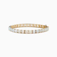 Effy Aurora 14K Yellow Gold Opal Tennis Bracelet 17.40 TCW Real Jewelry, Effy Jewelry, Jewelry Rings Diamond, Gold Diamond Rings, Pendant Bracelet, Tennis Bracelet, Gold Yellow, Diamond Rings, Gold Metal