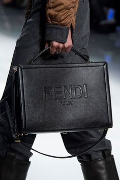 Fendi Fall 2020 Men's Fashion Show Details | The Impression Fendi Roma Bag, Milan Men's Fashion Week, Tag Heuer Aquaracer, Men Fashion Show, Purses Designer, Tag Heuer, Fendi Bags, Fashion Handbags