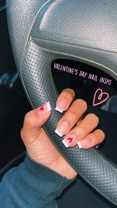 Valentine's Day Nails, Nail Inspo, Valentines Day, Valentines, Pins, Valentine's Day