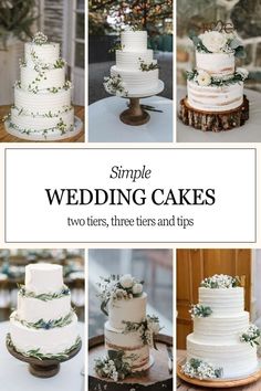 simple wedding cakes that are two tiers, three trees and tips on how to use them