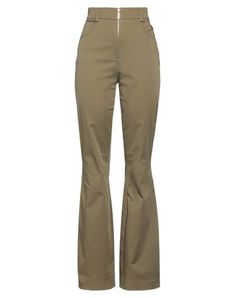 Plain weave Brand logo Solid color High waisted Flared cut Comfort fit Zipper closure Multipockets Stretch Pants Wide Leg Stretch Pants With Zip Fly, High Waist Elastane Pants With Zipper Closure, Anna Molinari, Military Pants, High Waisted Flares, Ralph Lauren Outfits, Coat Design, Straight Leg Trousers, Stretch Pants