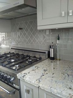 a stove top oven sitting inside of a kitchen