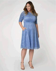 Check out this stunning pastel blue lace dress with pockets! You'll fall in love with it. Click the link to purchase.  #plussize (Affiliate link. I make a small commission at no cost to you.) https://www.ebay.com/itm/375453017976?mkcid=1&mkrid=711-53200-19255-0&siteid=0&campid=5338384429&toolid=11800&mkevt=1 Boat Neckline Dress, Formal Dresses For Men, 60's Dress, Classic Boat, Plus Size Cocktail Dresses, Cocktail Dress Wedding, Fashion Diva, Spandex Dress, Neckline Dress