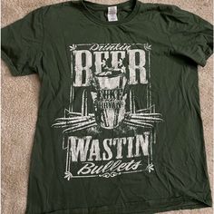 Green “Drinkin Beer And Wastin Bullets” Luke Bryan Concert Merch T Shirt, Never Worn (By Me) Good Condition Luke Bryan Shirt, Luke Bryan Shirts, Luke Bryan Concert, Merch T Shirt, Concert Merch, Concert T Shirt, Luke Bryan, Concert Tshirts, Shirt Color