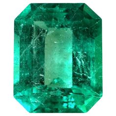 Stone: Emerald Weight: 2.52-carats Shape: Emerald Cut Clarity: Transparent Luster: Excellent-Very Good Color: Muzo Yellowish Green Measurements: 9.41mm x 7.61mm x 5.09mm Geographic Origin: Colombia Treatment: Natural, Oiling Comments: Due to their growth conditions in nature and recovery methods, most emeralds contain surface-reaching features. For this reason, clarity enhancement is a common trade practice. This gemstone comes with a certificate of authenticity. Yellowish Green, Bottle Cleaner, Emerald Gem, Colombian Emeralds, Emerald Stone, Stone Cuts, Modern Jewelry, In Nature, Emerald Cut