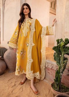 Fashion: #fashion, #style, #outfitinspiration, #beauty Pakistan Clothes, Organza Sleeves, Lawn Fabric, Lawn Shirts, Pakistani Suits, Suit Fabric