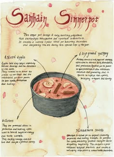 a recipe for saffhan simerpot with instructions on how to make it