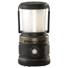 a black and silver lantern with the word streamlight on it's front side