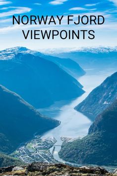 norway fjord viewpoints with text overlay that says norway fjord viewpoints on it