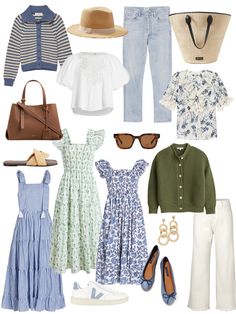 Spring 2023 Style, European Cruise, Spring Summer Capsule Wardrobe, Coastal Fashion, Vacation Clothes, Preppy Spring, Spring Capsule Wardrobe, What To Buy