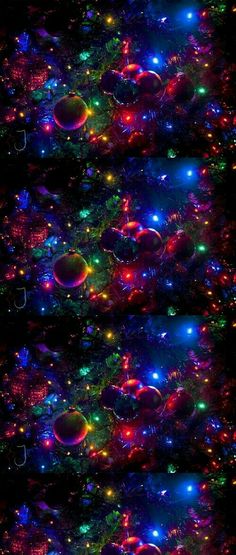 an abstract background with bright lights and bubbles in the dark, all on one side