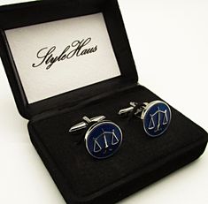 FREE UK Shipping Quality  Blue Scales/Legal Cufflinks with Gift Box Color: Silver Material: Rhodium coated brass Size: 1 inches First-class postage to the UK is FREE  * International tracking numbers can only be provided if you opt for a tracking service SHIPPING: In order to keep postage costs low for the buyer, packages are sent by ordinary 1st class mail and have always been delivered safely. Packages to the UK are usually delivered in 2 working days after dispatch and orders to Europe within Adjustable Cufflinks For Business On Father's Day, Adjustable Formal Jewelry For Father's Day, Blue Scales, Blues Scale, Wedding Cufflinks, Cufflinks Wedding, Cufflinks Men, Tie Accessories, Suit And Tie