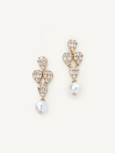 Odella Drops Timeless Luxury, Bride Hair Accessories, Semi Precious Gems, Demi Fine Jewelry, Hair Accessories Jewelry, Vintage Vibe, Rose Gold Jewelry, Small Earrings, Pearl Drop