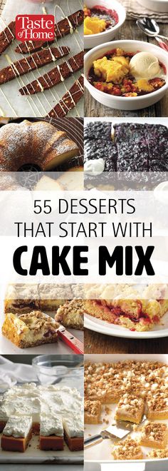 desserts that start with cake mix