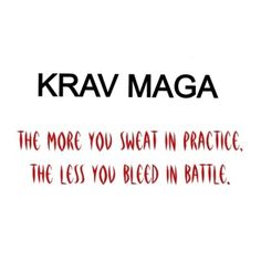 the words krav maga are written in red ink on a white background